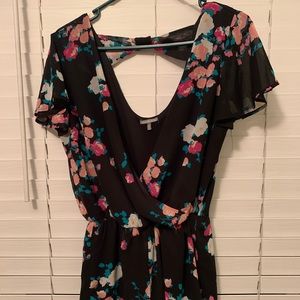 Charlotte Russe floral romper. Size small.